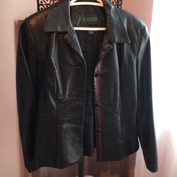 Ladies leather jacket size large by Daniel - Picture 1 of 12